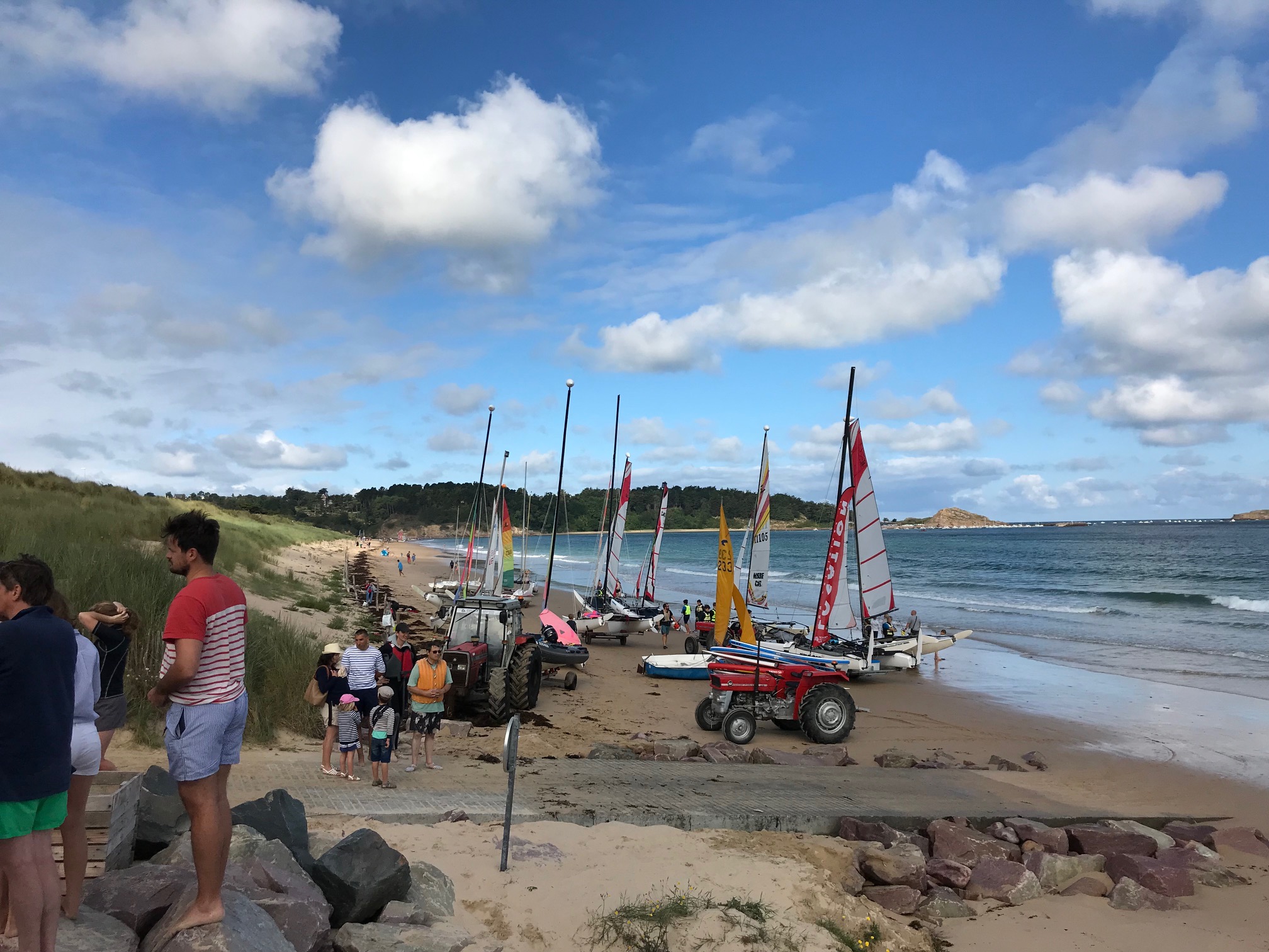 Régate 6 août 2018 - Préparation des bateaux